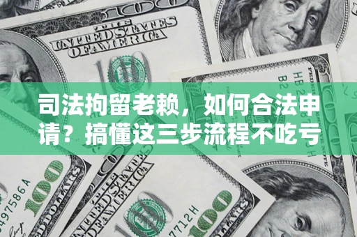 武汉司法拘留老赖，如何合法申请？搞懂这三步流程不吃亏！