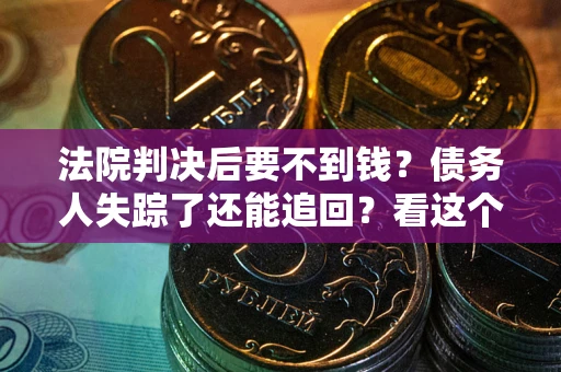 武汉法院判决后要不到钱？债务人失踪了还能追回？看这个方法！