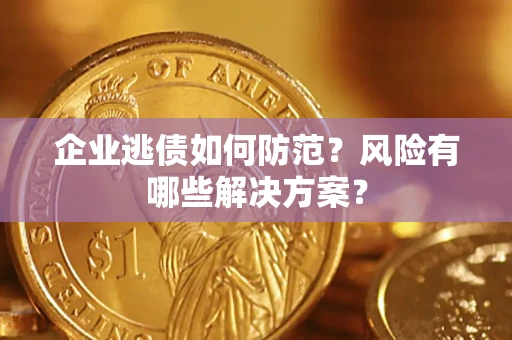武汉企业逃债如何防范？风险有哪些解决方案？