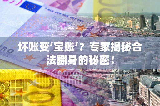 武汉坏账变‘宝账’？专家揭秘合法翻身的秘密！
