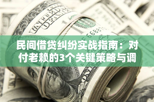 武汉民间借贷纠纷实战指南：对付老赖的3个关键策略与调解盲区解析