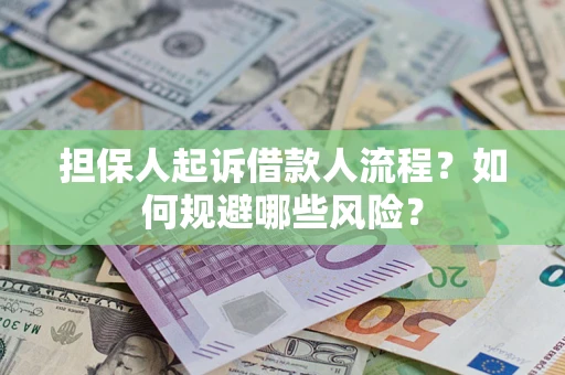 武汉担保人起诉借款人流程？如何规避哪些风险？