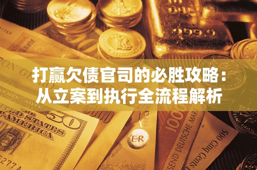 武汉打赢欠债官司的必胜攻略：从立案到执行全流程解析