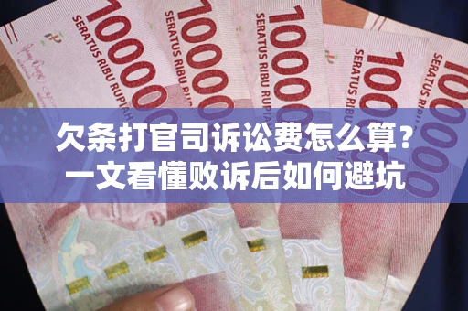 武汉欠条打官司诉讼费怎么算？一文看懂败诉后如何避坑